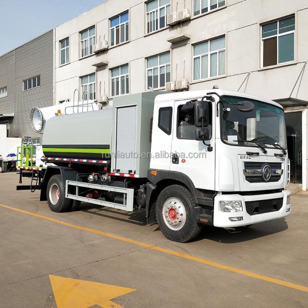 Factory DFAC DongFeng 8000 Litres Water Bowser Sprinkle Truck Watering Cart Water Tanker Truck Water Truck Cannon