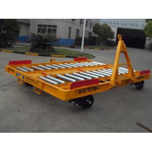 Portable Ld3 Container Dolly 76 x 4 Dia Roller Three mm Checker Plate