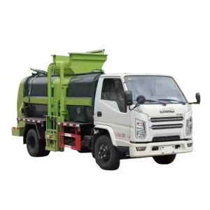 Manual Transmission Sanitation Cleaning Truck Medium Garbage Trucks Large Scale