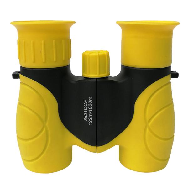 Buy 8x21 DCF Yellow Binoculars Telescope CE / FCC / RoHs Certified at wholesale prices