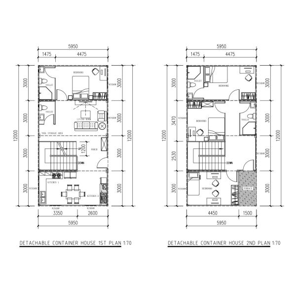 4 Bedroom Container Home Shiping Container House Mobile Home Trailer House With