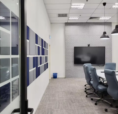 Polyester Fiber Acoustic Panels hexagon acoustic panels custom acoustic panels