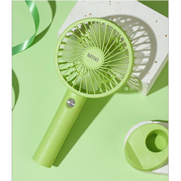 Mini Hand Fan USB Rechargeable NO App Control Black White Orange Green Blue or Yellow