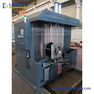 China Automatic PVC PE Plastic Pipe Thread Cutting Machine Threading Machine on sale