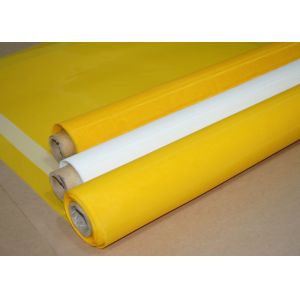 White / Yellow Monofilament Filter Cloth , Screen Mesh Fabric 258cm Width