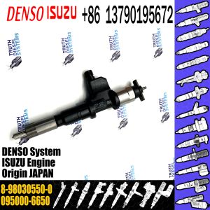 common rail injector 095000-6650 8-98030550-0 injector for Isuzu 6WF1 injector