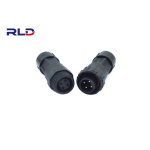 4Pin Waterproof Circular Connectors With Screw Fixing Male Female Connector