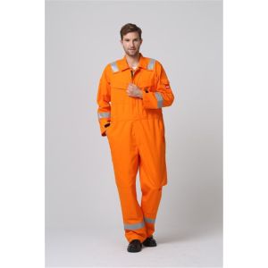 Brass Zips Fr Flame Resistant Apparel , EN11611 Heat Resistant Overalls