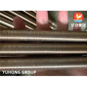 B111 C70600-O61 Copper Nickel Low Finned Tube