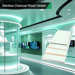 Popular Design Bamboo Charcoal Wood Veneer Waterproof And Moisture-proof
