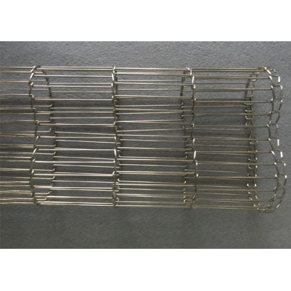 Food Grade Flat Flex Conveyor Belt 304 Stainless Steel For Chocolate Transportat