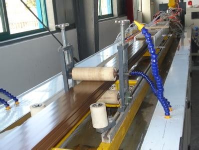Buy WPC Guardrail Profile Extrusion Line , Chair Profile Extruder at wholesale prices