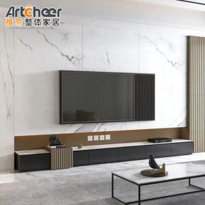 China Customized Living Room Furniture Traditional TV Stands with Sintered Stone Table Top on sale