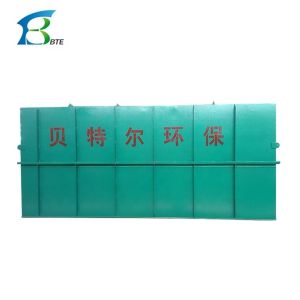 Stainless Steel/FRP Sewage Wastewater Treatment Plant 10*8cm for Residential and