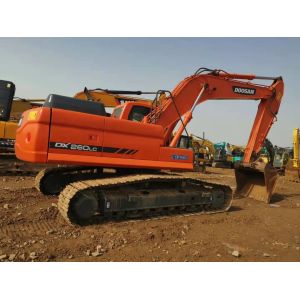 6245mm Boom DX260 Used Doosan Excavator 1.27m3 Bucket