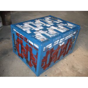 China High Cr White Iron Wear-resistant Castings Liners Packaged by Steel Pallet on sale