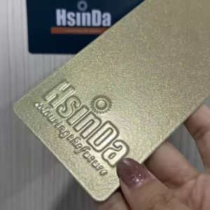 Champagne Brown Sparking Metallic Powder Coating Paint Spray with Luxurious