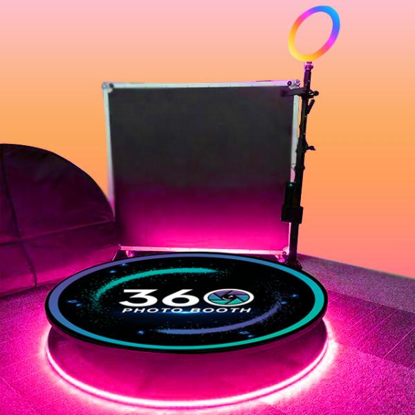 Buy Metal Automatic 360 Photo Booth Ring Light Spinner Adjustable Speed at wholesale prices