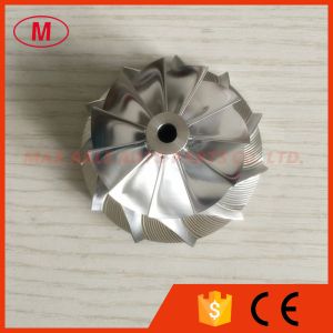 China GT15-25 720915-0004/737692-0002 44.50/60.01mm 11+0 blades High Performance Racing Turbocharger Billet Compressor wheel on sale