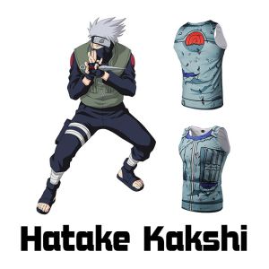 Lightweight Naruto Sleeveless Custom Anime T Shirts For Summer