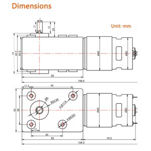 Faradyi Factory Direct Sale 775 Brushed Brushless Double Shaft Electric Dc Motor