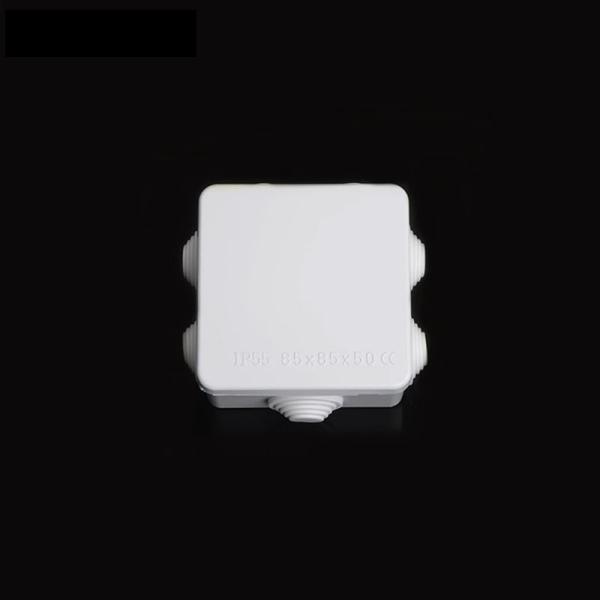 Buy 85x85x50mm IP65 ABS Waterproof Junction Box Knockout Holes With Stopper at wholesale prices