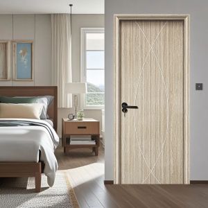 Quality Easy To Install WPC Composite Door Hollow Design for Effortless and Stylish Spaces for sale
