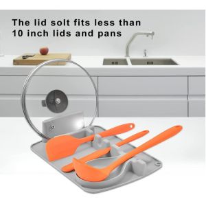 Multifunction Kitchen Gadget Tools Spoon Rest Silicone Material