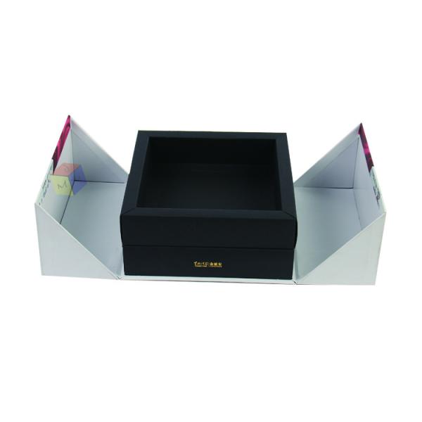 Luxury Double Door Magnetic Take Out Mooncake Pastry Cookies Paper Gift Food Packaging Box Custom cardboard Print