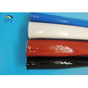 Red 100MM Silicone Resin Saturated Fiberglass Heat Resistant Sleeving Insulation