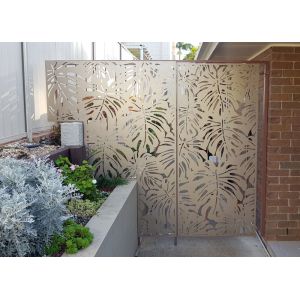 OEM Black Sliding Aluminum Fence Gate Fireproof And Weather Resistant