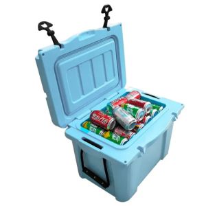 Plastic Rotational Mold Ice Cooling Box For Storing Food And Beverage