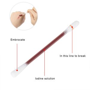 China Disposable Professional Iodine Disinfeting Cotton Swab For Sterile on sale