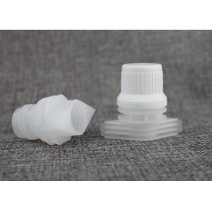 Anti - Pilfer PE PP Plastic Spout Caps For Juice / Beverage Doypack / Baby Food