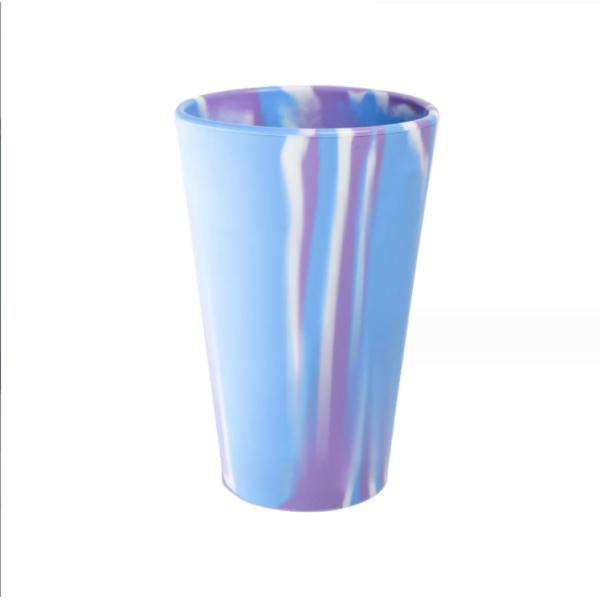 480ml 16 OZ BPA Free Silicone Durable Pint Beer Drinking Cup Ideal for Promotion Gift