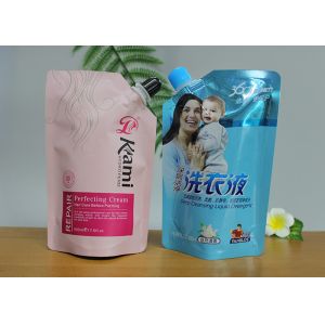 Plastic Liquid Spout Bags / Resuable Wine Doypack 50ml To 3L With Spout