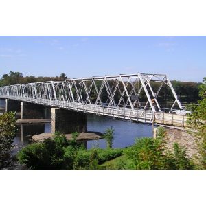 China Customized Zinc-Coated Steel Bridge Meeting Unique Construction Requirements on sale