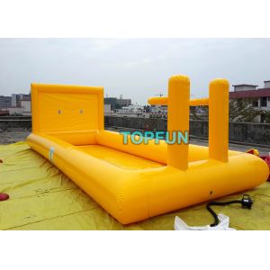 Basketball Frame Inflatable Swimming Pools 10 x 4m Dimensions For Handle Boat
