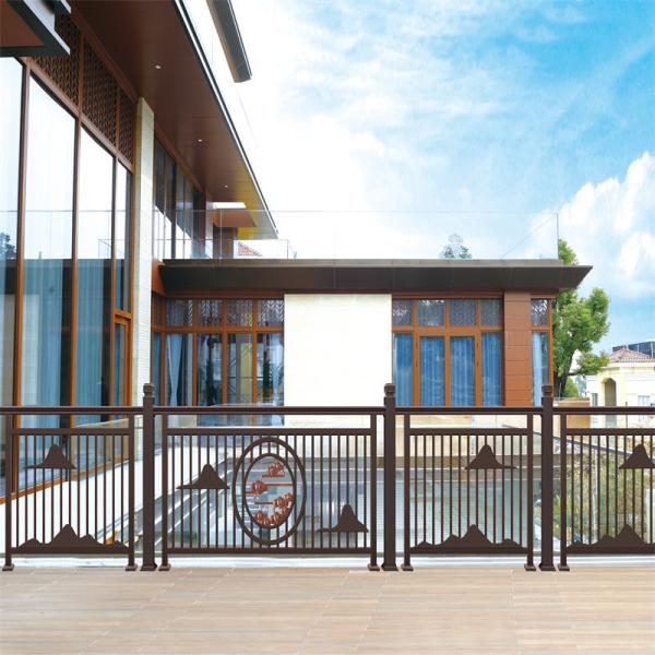 316ss Outdoor Metal Bronze Aluminum Railing Stainless Steel Guardrail Systems Balustrades
