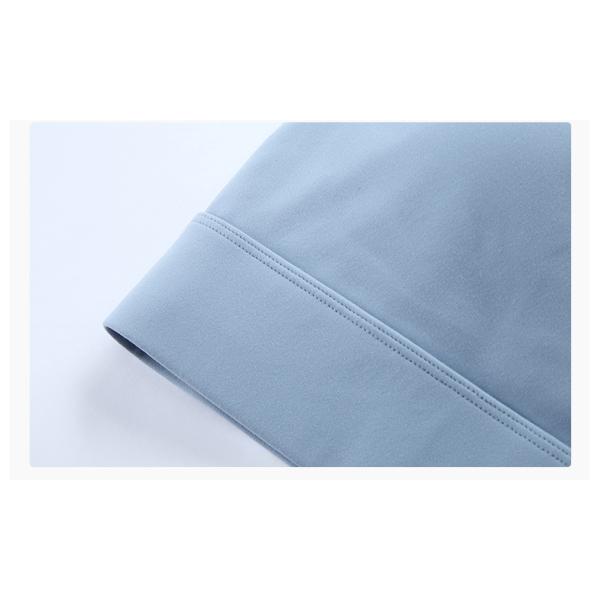 Three Row Buckle Womens Sports Bra Back Hollow Shockproof