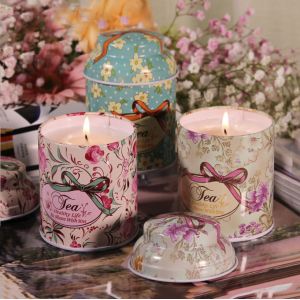 Luxury Tin Scented Candle Handmade Jar Candles