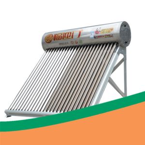 China Silver Titanium 200L Vacuum Tube Solar Hot Water Heater on sale