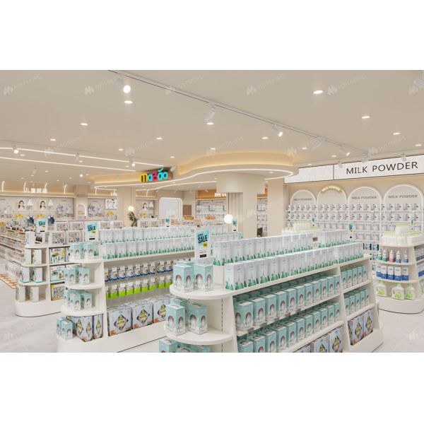 BBC013 Branding Shop Showcase Space-Saving Shop Cabinet Baby Shop Display for Store Design