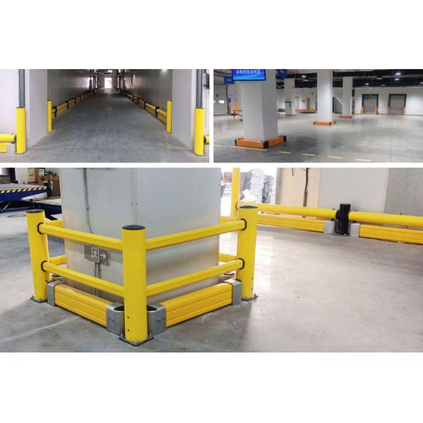 Polymer Ground Safety Barrier Warehouse Safety Barrier Traffic Guardrails