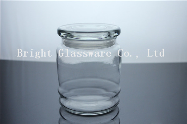 Buy machine pressed Clear Glass Candle Jars at wholesale prices