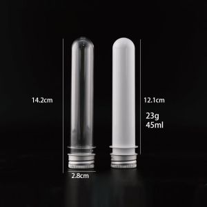 Seasonings Transparent 45ml Ground Glass Tube Bottle