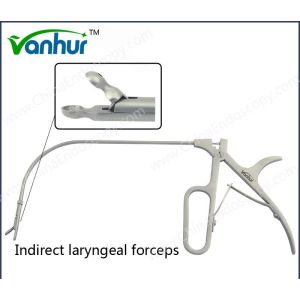 Group Adult General Laryngoscopy Instruments Indirect Laryngeal Forceps Customization
