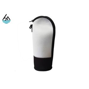 Insulated Neoprene Bottle Cover / Tight Stitching Neoprene Wine Bottle Sleeve