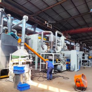 Solar Panel Metals Separating Equipment for Waste Photovoltaic Panels Recycling