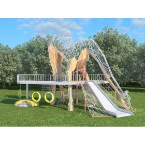 Outdoor Childrens Climbing Frames Childrens Exercise Climbing Equipment 20M
